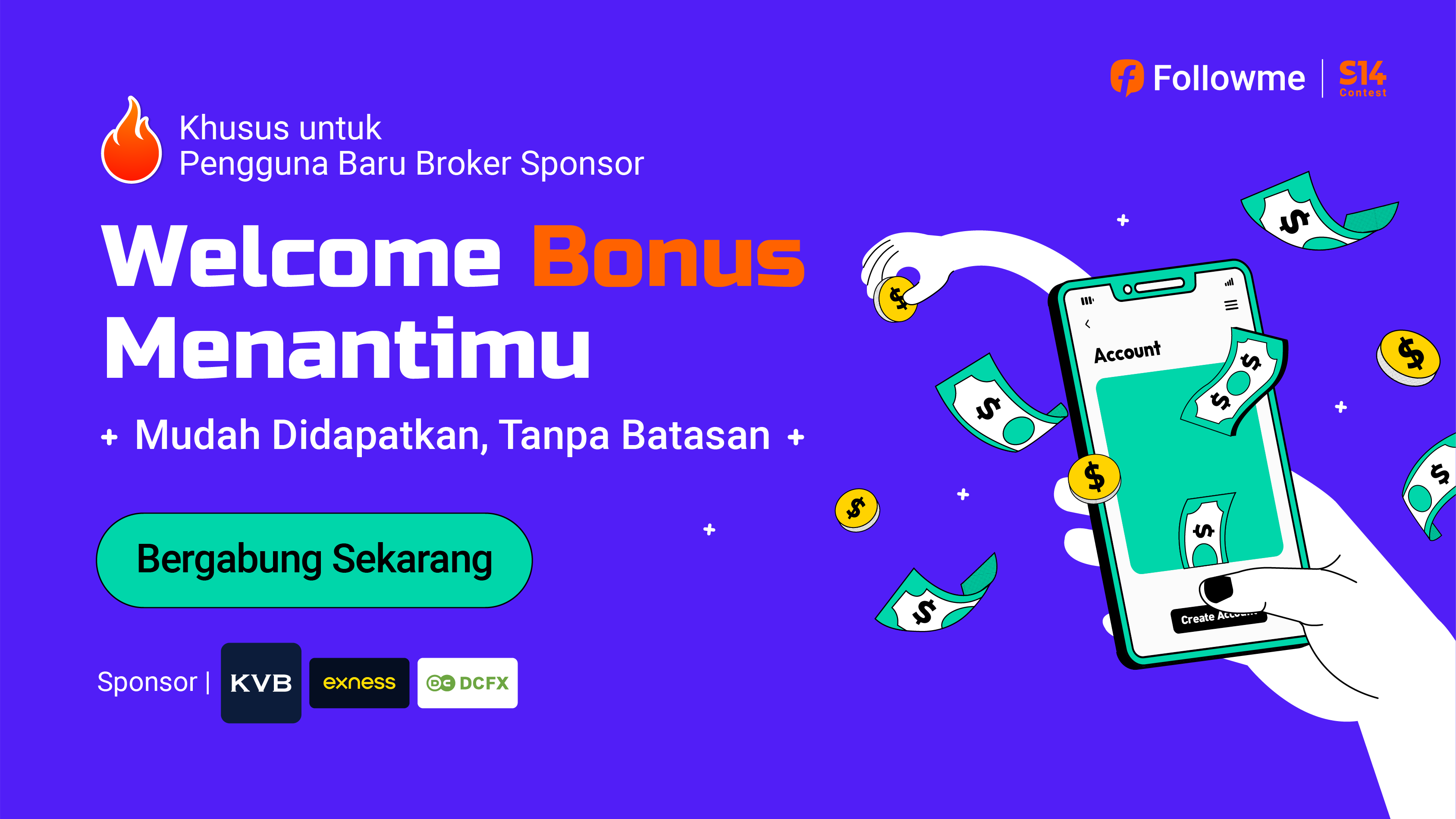 Welcome Bonus Tersisa 3 Hari! Dapatkan Sekarang! | Kontes Trading Global S14